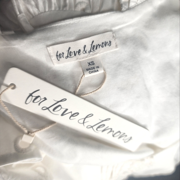 🔴SALE! FOR LOVE & LEMONS. EYELET MINI DRESS - Picture 6 of 14